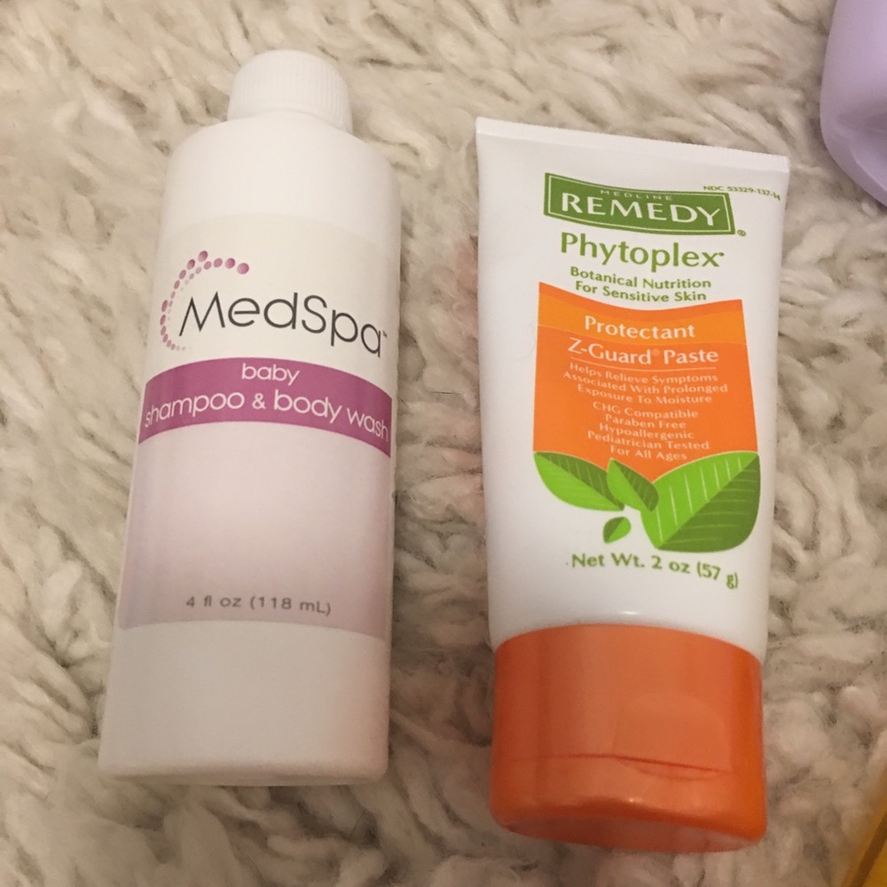 Baby bath products!